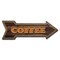 Signmission Coffee 2 Arrow Decal Funny Home Decor 30in Wide D-A-10-999907 - alternate 1